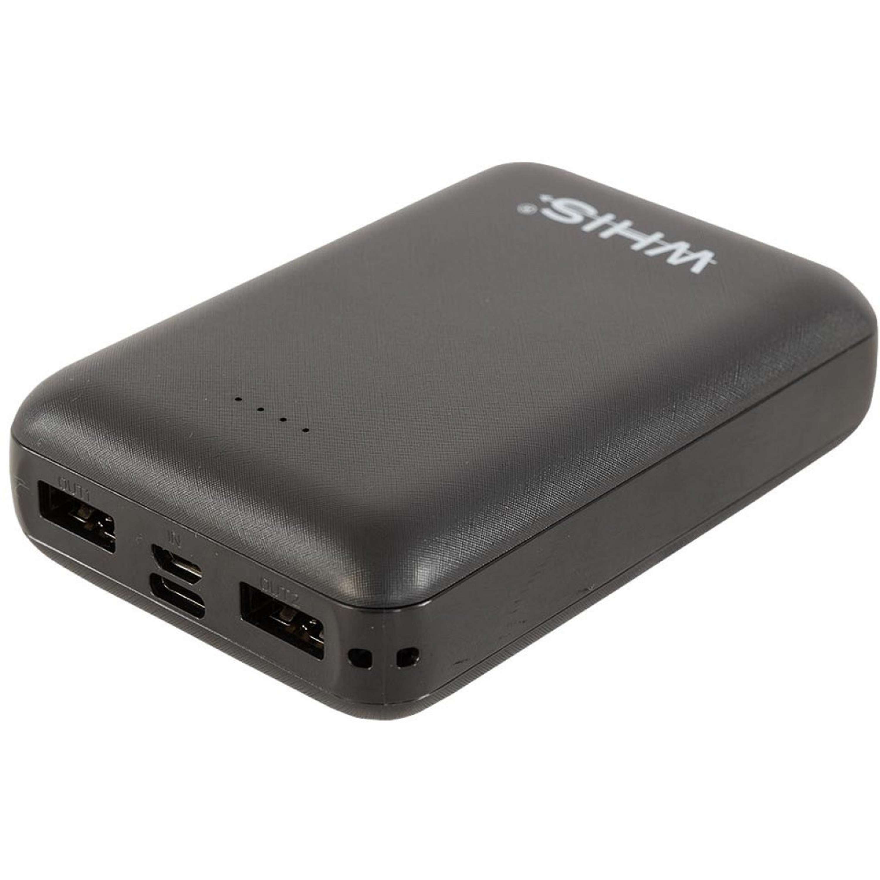 WHIS Powerbank Fast Charge Schwarz