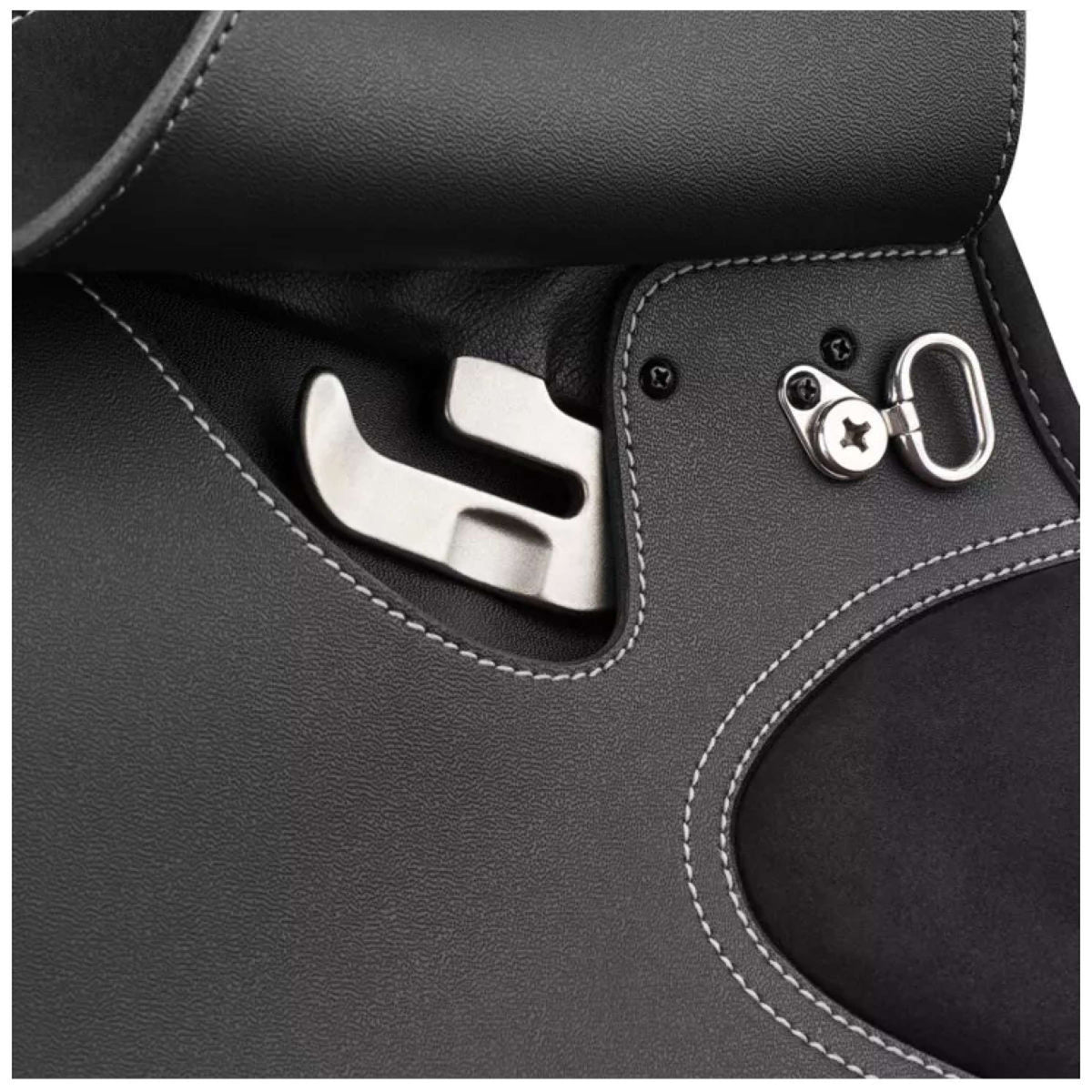 Wintec Springsattel Pro Jump Pony Hart Schwarz